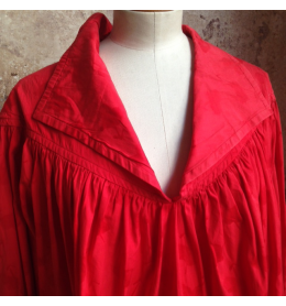 Blouse Jeanne Lanvin Vintage – Taille 38 – Couleur Orange Pâle Et Noir – Occasion Très Bon état