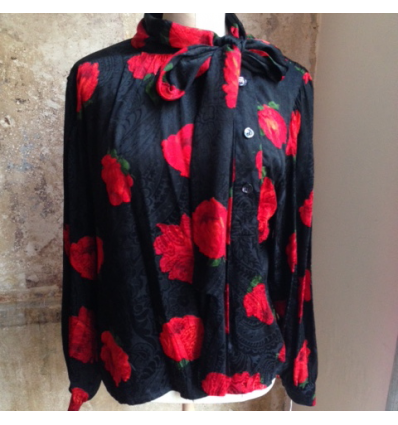 Blouse soie PIERRE BALMAIN vintage