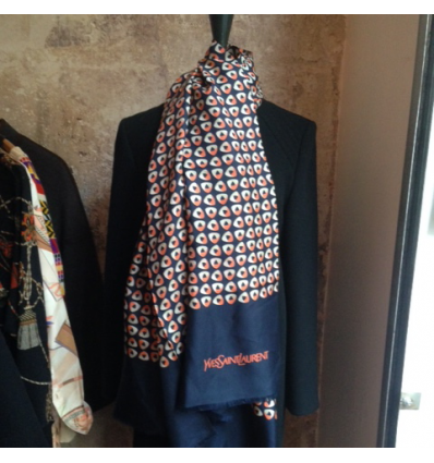 Grande echarpe Yves Saint Laurent vintage