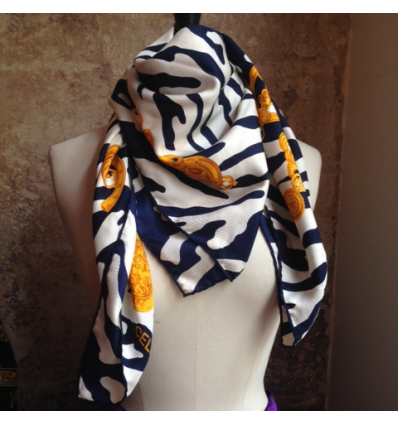 Carré Celine vintage soie 