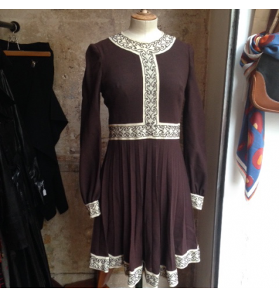 Robe vintage Deb's Paris t34/36