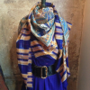 Chale Yves Saint-Laurent lurex russe