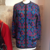 Pull long laine vintage imprié taille S