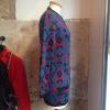 Pull long laine vintage imprié taille S