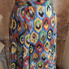 Jupe Saint-Laurent vintage taille 36 ikat