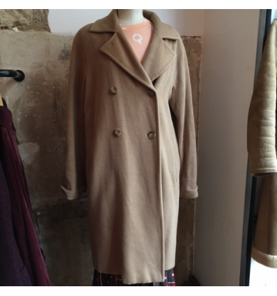 Manteau Max Mara court camel