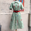 Robe Emmanuelle Khanh brodée main T38