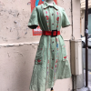Robe Emmanuelle Khanh brodée main T38