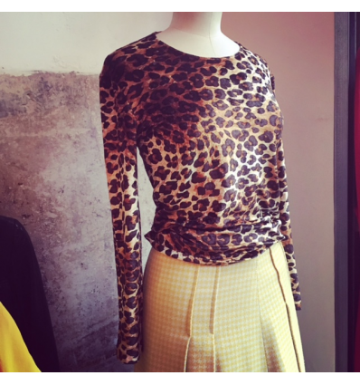 Top Leopard Escada vintage T36