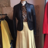 Veste Valentino cuir noire T36 ou petit 38