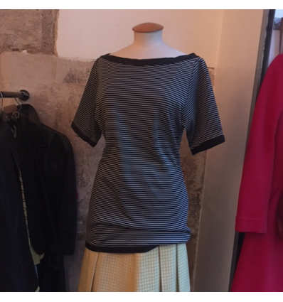 Top rayures vintage Yves Saint-Laurent