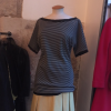 Top rayures vintage Yves Saint-Laurent