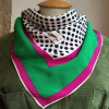 Carre soie Yves Saint-Laurent vintage pois