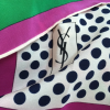 Carre soie Yves Saint-Laurent vintage pois