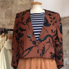 Veste CHLOE vintage brodée de sequins TM/L