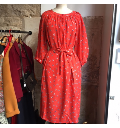 Robe CELINE vintage en soie TM/L