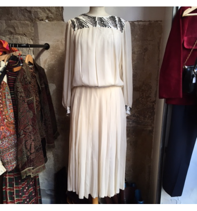 Ensemble vintage Balenciaga soie 
