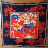 Carre soie vintage BALENCIAGA fleurs