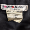 Jupe cuir vintage Saint-Laurent T34/36