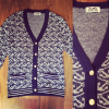 Gilet vintage HERMES taille 40 imprimé marin