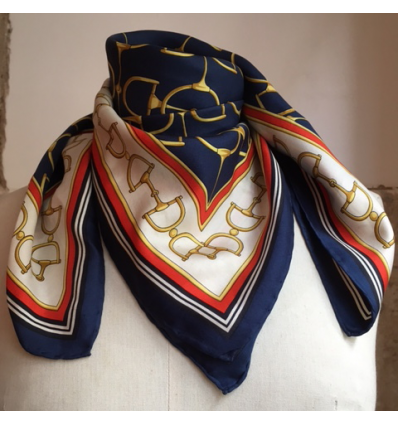 Carré vintage CELINE en soie
