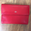 Porte-monnaie Valentino vintage cuir rouge