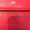 Porte-monnaie Valentino vintage cuir rouge