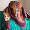 Carre Lanvin vintage soie mixte