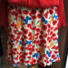Jupe Saint-laurent vintage papillons soie T42