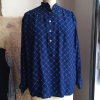 Blouse Saint-Laurent vintage soie bleue