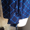 Blouse Saint-Laurent vintage soie bleue