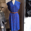 Robe GIVENCHY vintage en soie imprimé étoiles T36