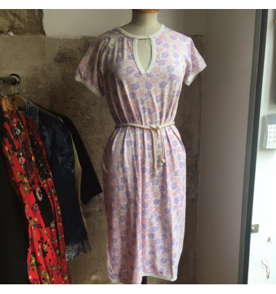 Robe Hyperbole Courreges coton