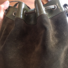 Besace CELINEvintage daim et cuir vernis