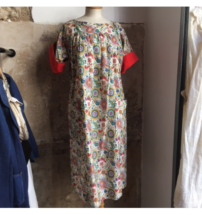 Robe CELINE vintage seventies imprimée