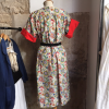 Robe CELINE vintage seventies imprimée