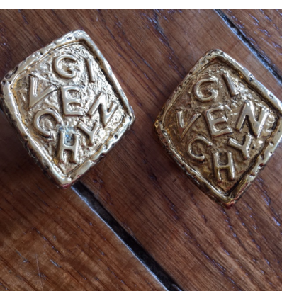 Paire de clips vintage Givenchy 80's