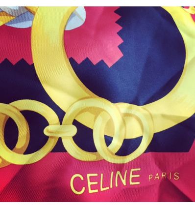 Carre vintage CELINE soie