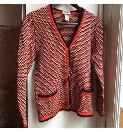 Gilet CELINE vintage preppy