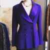 Veste CELINE Smocking bleu roi t36