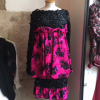 Robe Saint-Laurent vintage dentelle soie T40