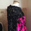 Robe Saint-Laurent vintage dentelle soie T40