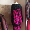 Robe Saint-Laurent vintage dentelle soie T40