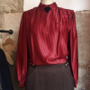 Blouse soie VALENTINO vintage rayures TM