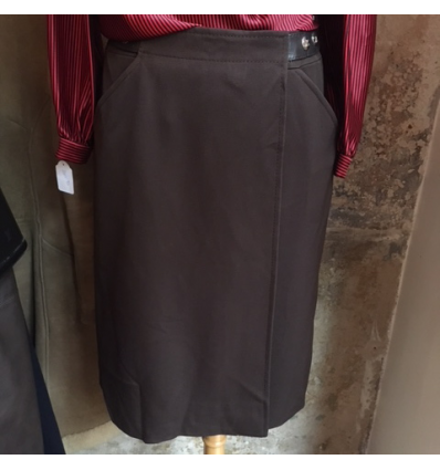 Jupe CELINE Marron années 70