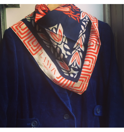 Carré LANVIN vintage seventies