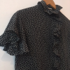 Blouse soie Saint-Laurent vintage pois T38