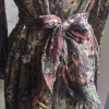 Tunique ou sur-robe soie Louis Feraud vintage