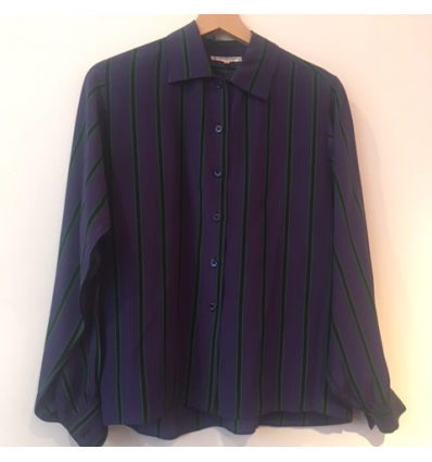 Blouse Saint-Laurent vintage rayures T38