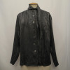 Blouse soie YSL grise satinée